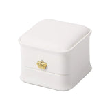 Luxury White Proposal Ring Box