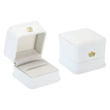 Luxury White Proposal Ring Box