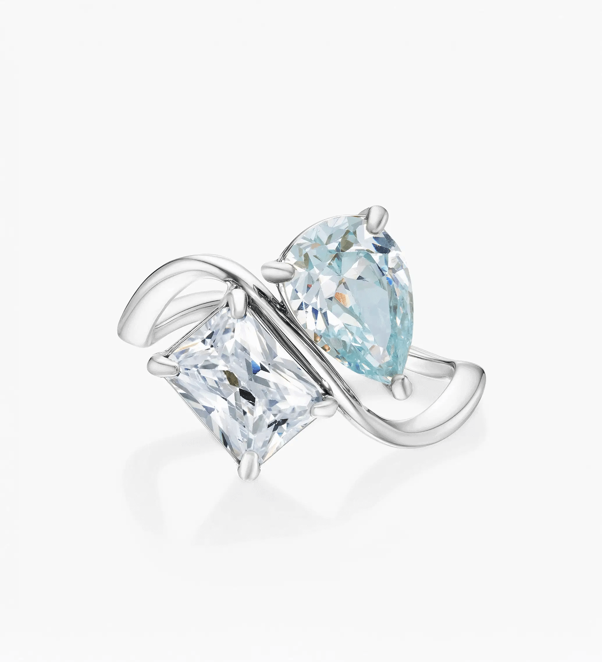 Toi et Moi Birthstone Ring
